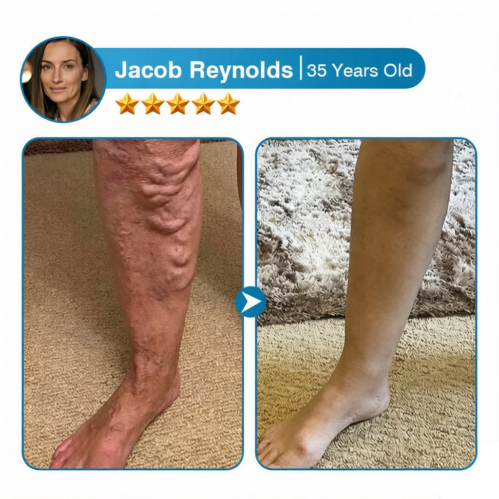 Jacob Reynolds varicose veins before and after
